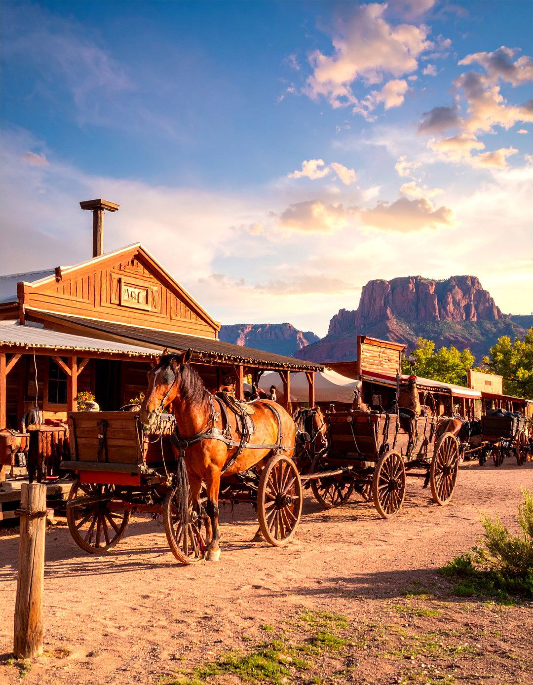 Frontier Trading Post Mural - 25 Small Town Murals