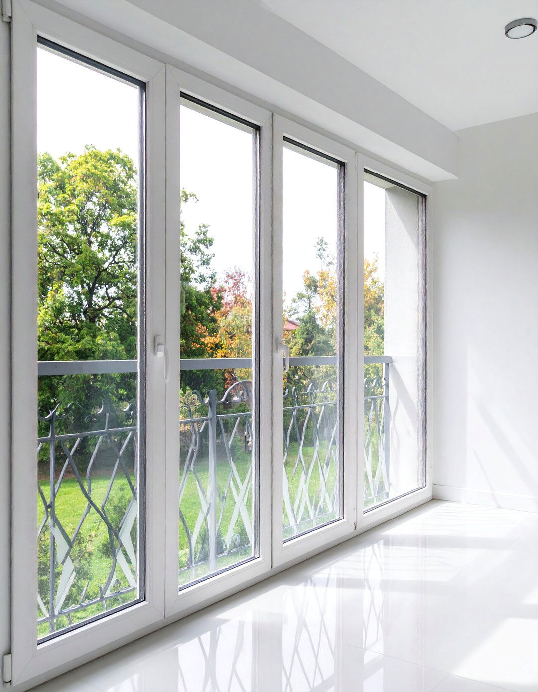 Frosted Glass Panel Replacement System - 25 Balcony Privacy Ideas
