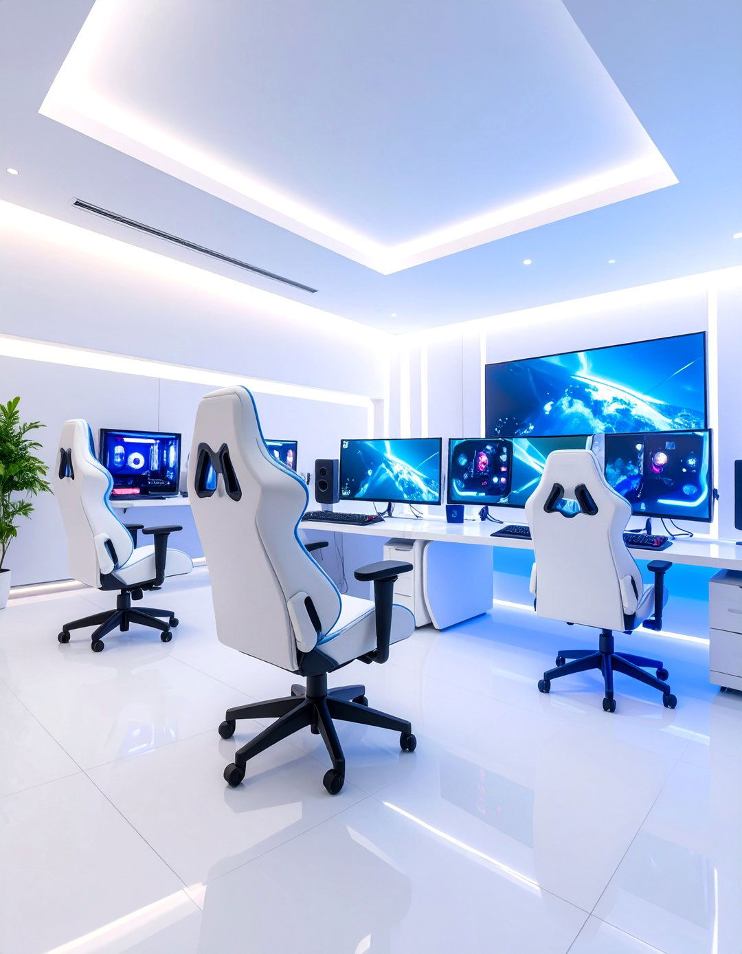 Frozen Gaming and Technology Room - 25 frozen room decor ideas