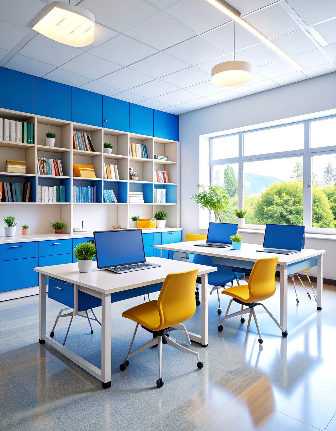 Frozen Study Room with Academic Organization - 25 frozen room decor ideas