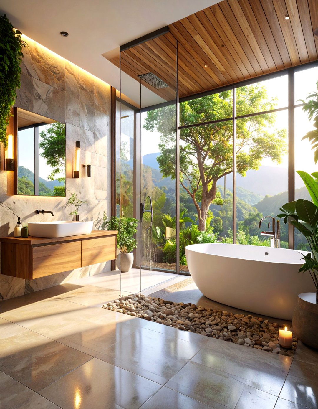 Full Bathroom with Luxury Spa Features - 25 Types of Rooms in a House