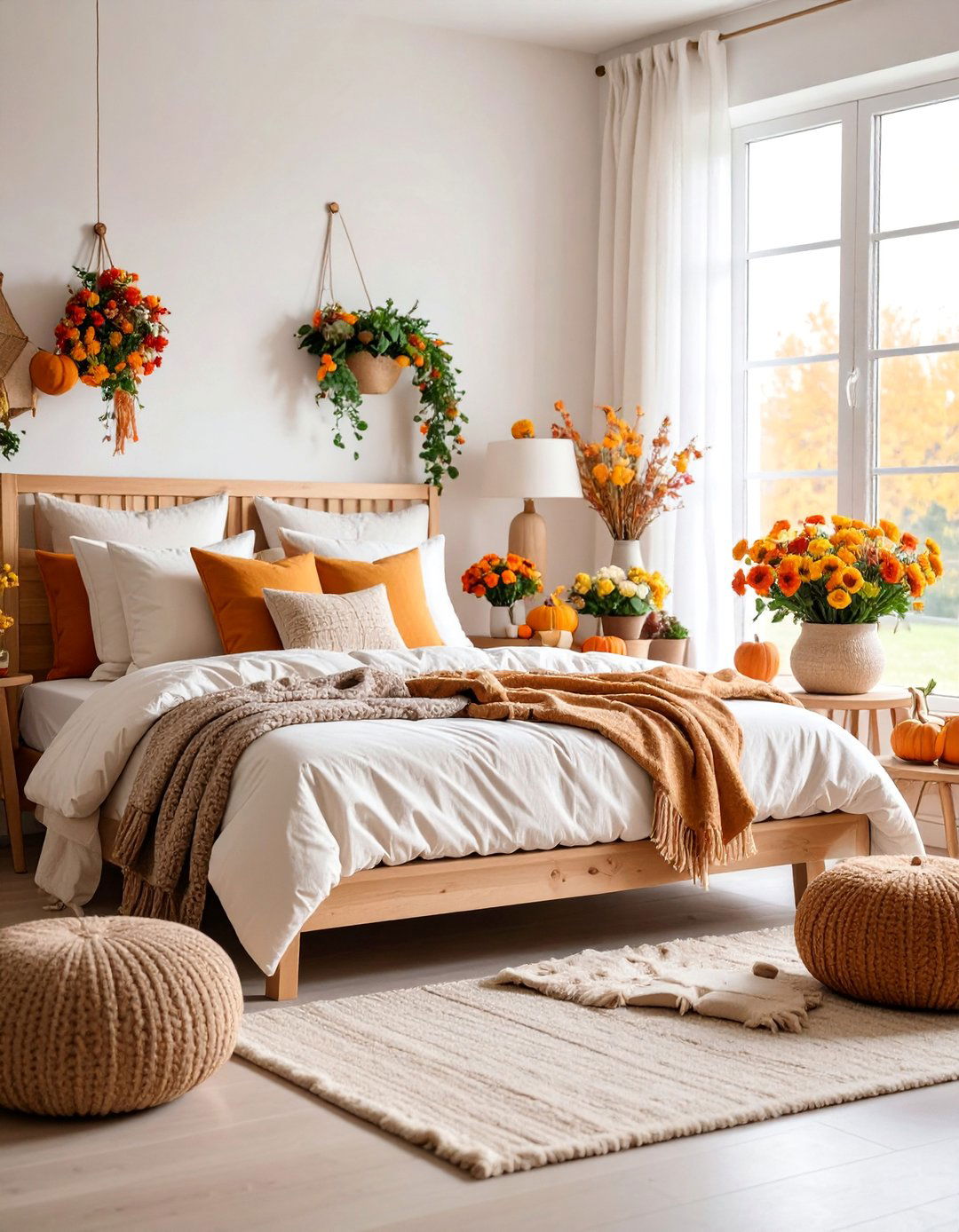 Futon Bedroom with Seasonal Decor and Changeable Elements - 25 Futon Bedroom Ideas