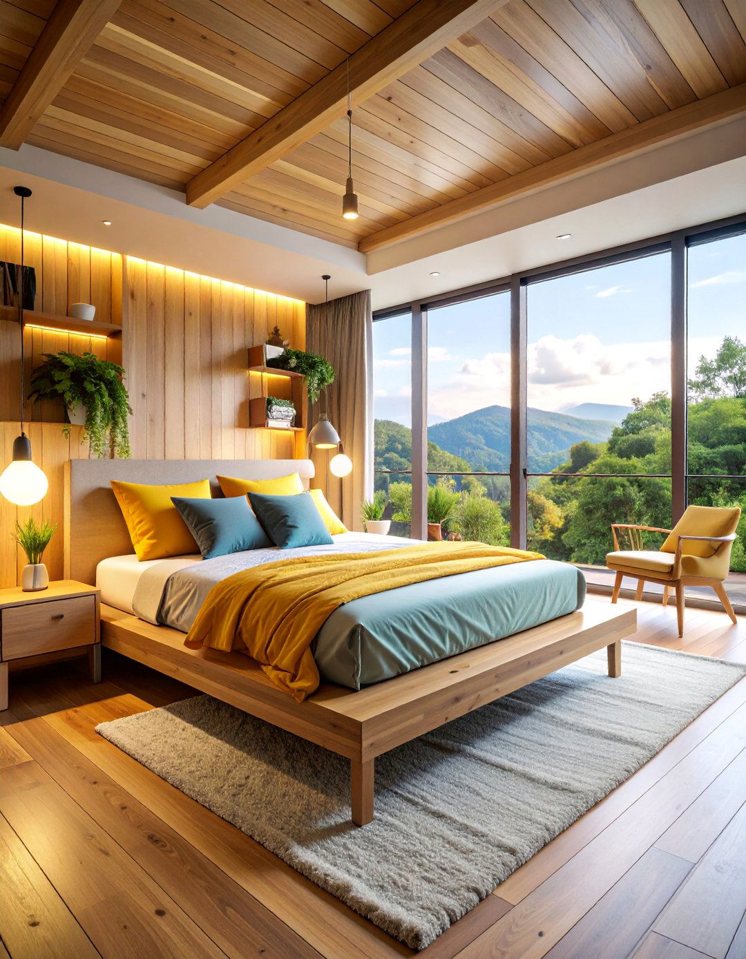 Futon Platform Bedroom with Elevated Design - 25 Futon Bedroom Ideas
