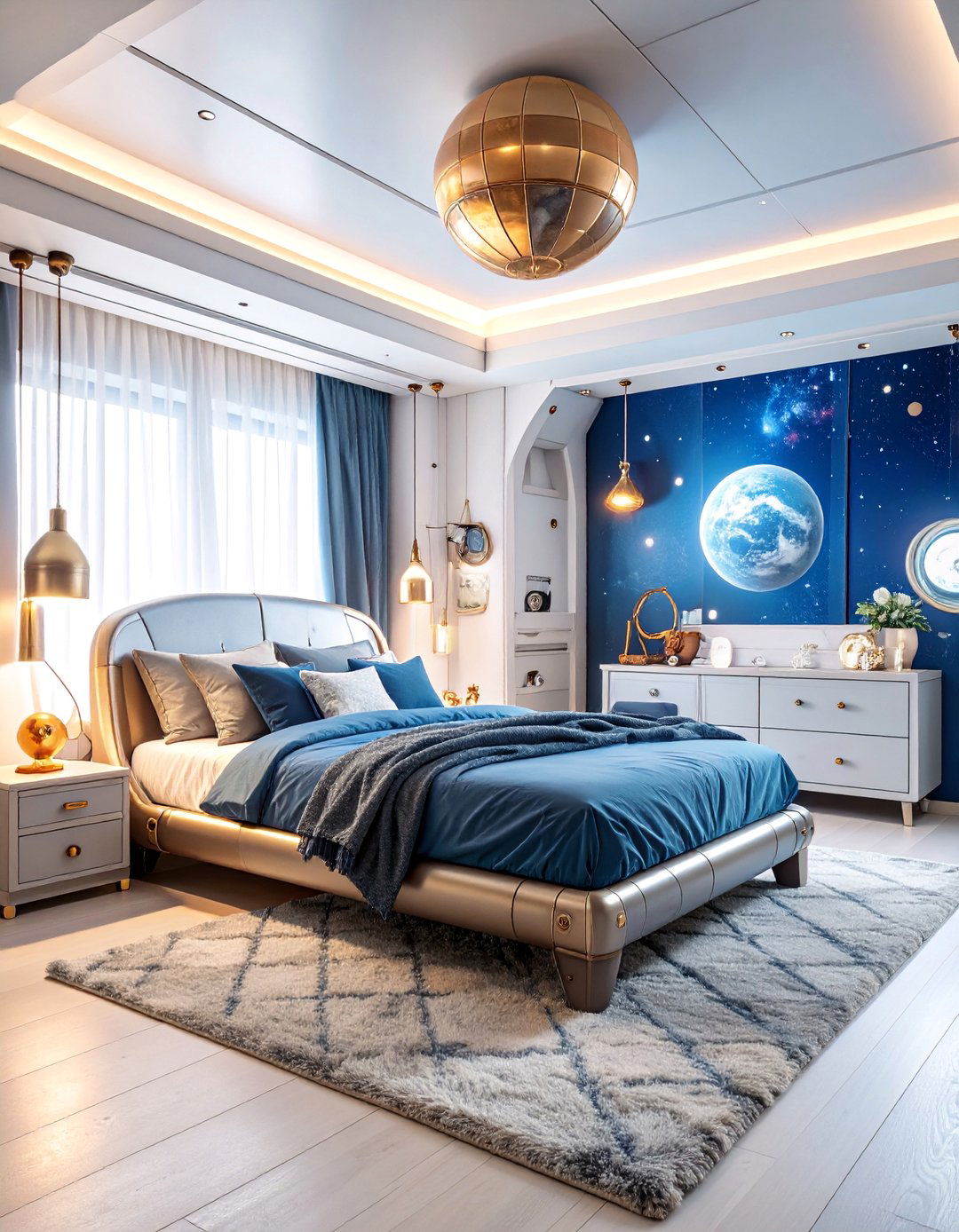 Futuristic Space Pirate Bedroom - 25 Pirate-themed Bedroom Ideas