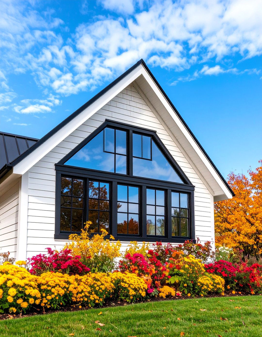 Gable End Window Farmhouse - 25 Modern Farmhouse Exterior