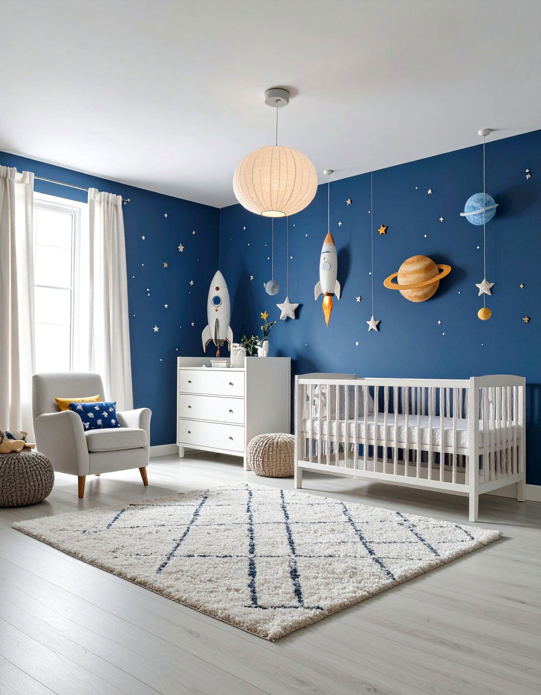 Galaxy Space Explorer Nursery - 25 Baby Boy Nursery Ideas