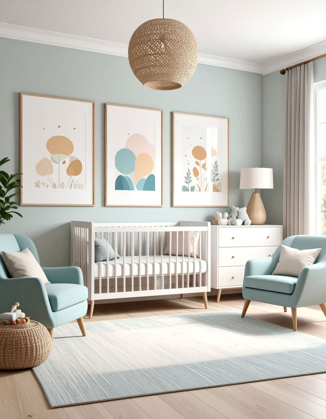 Gallery Wall Minimalist Nursery - 25 Minimalist Nursery Ideas