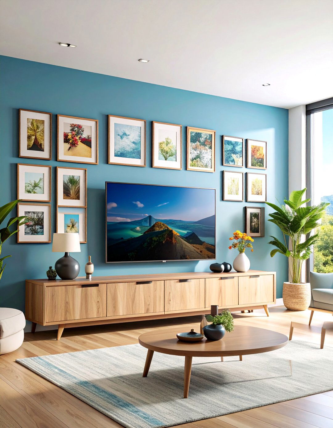 Gallery Wall TV Integration - 25 Tv Wall Ideas