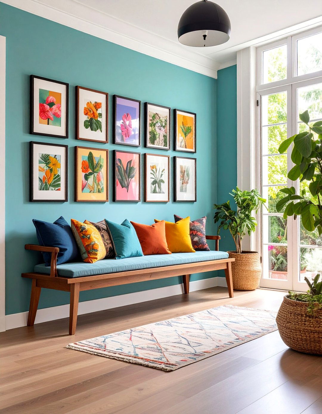 Gallery Wall with Mixed Frames - 25 Entryway Wall Ideas