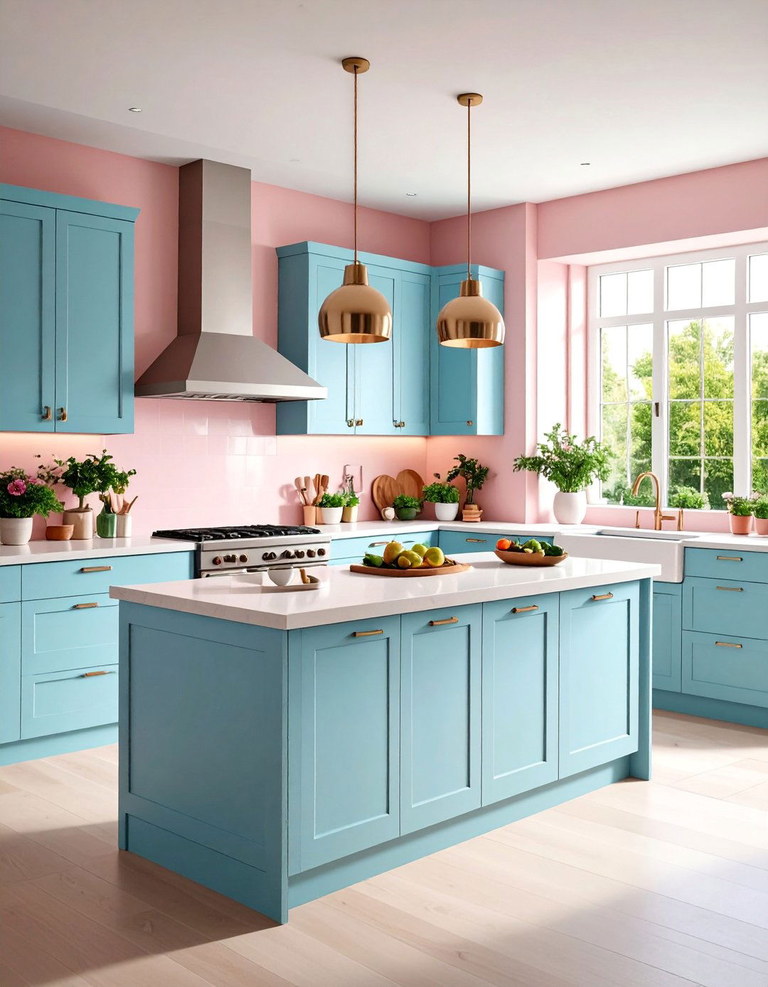 Galley Kitchen with Efficient Sloped Ceiling Layout - 25 Sloped Ceiling Kitchen Ideas