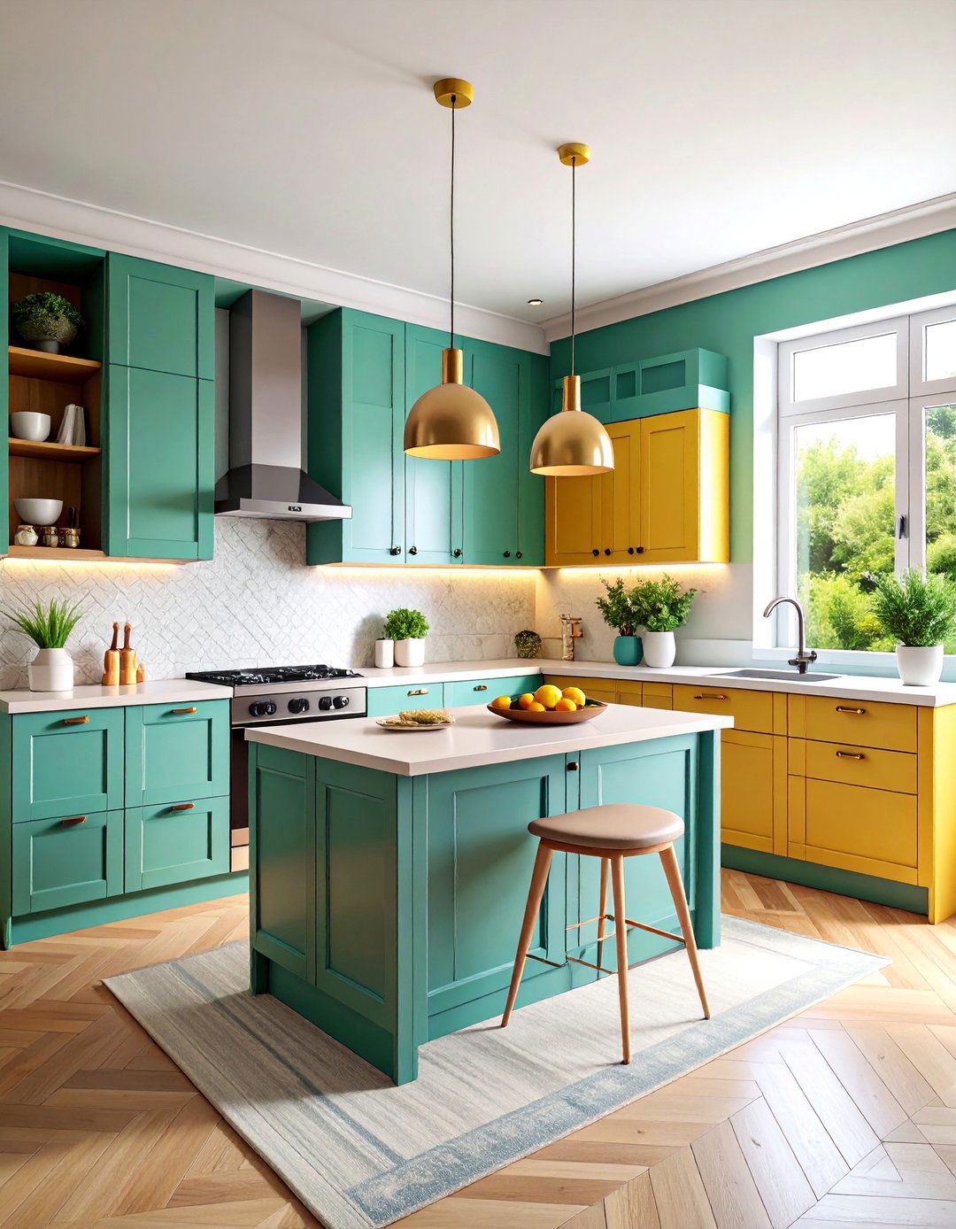 Galley Kitchen with Integrated Storage Solutions - 25 Minimalist Kitchen Ideas