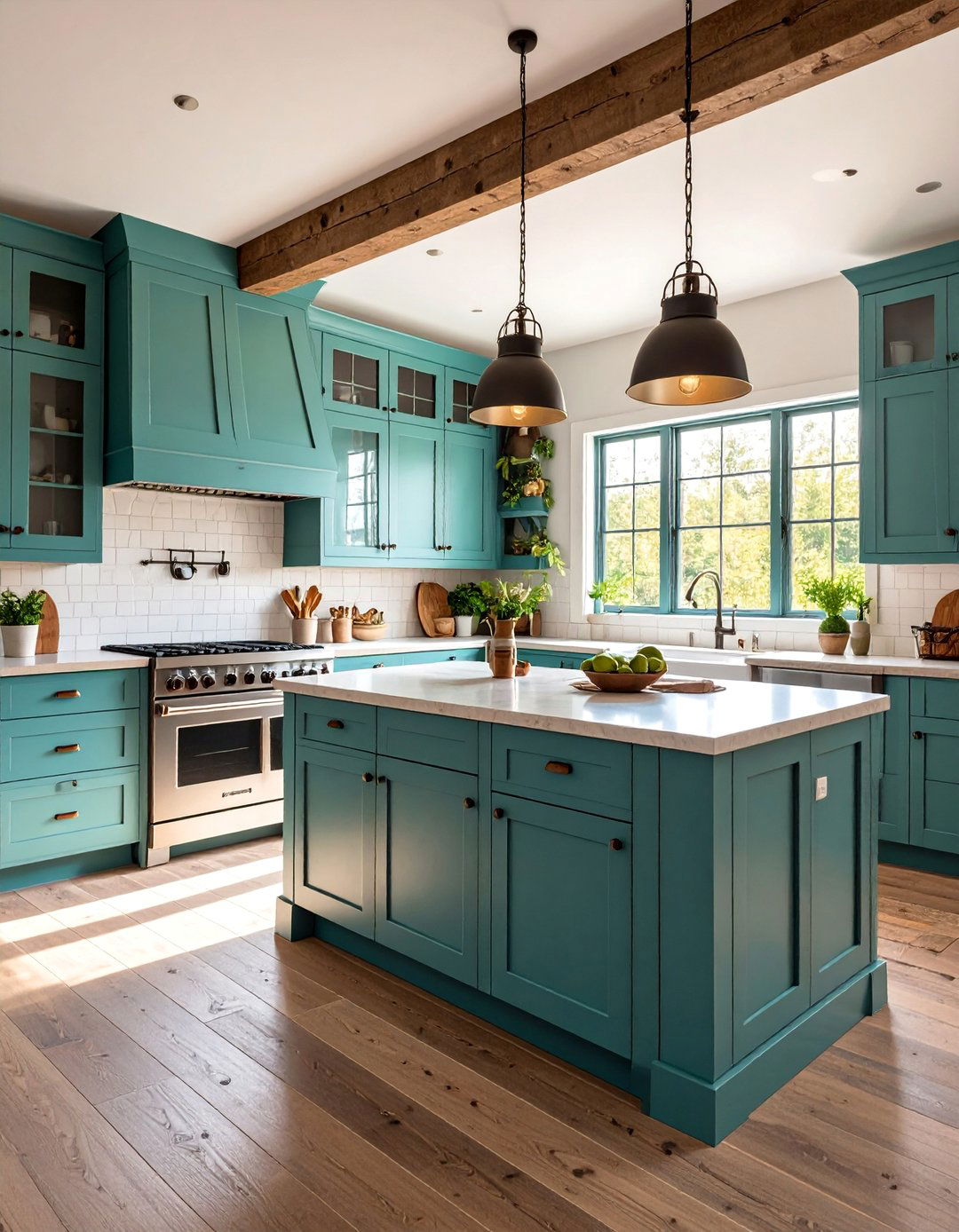 Galley Style Barndominium Kitchen with Efficient Layout - 25 Barndominium Kitchen Ideas