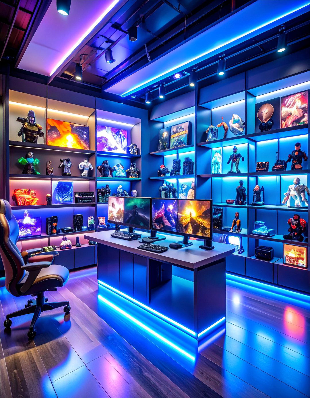 Gaming Collectibles Showcase - 25 Streaming Setup Ideas
