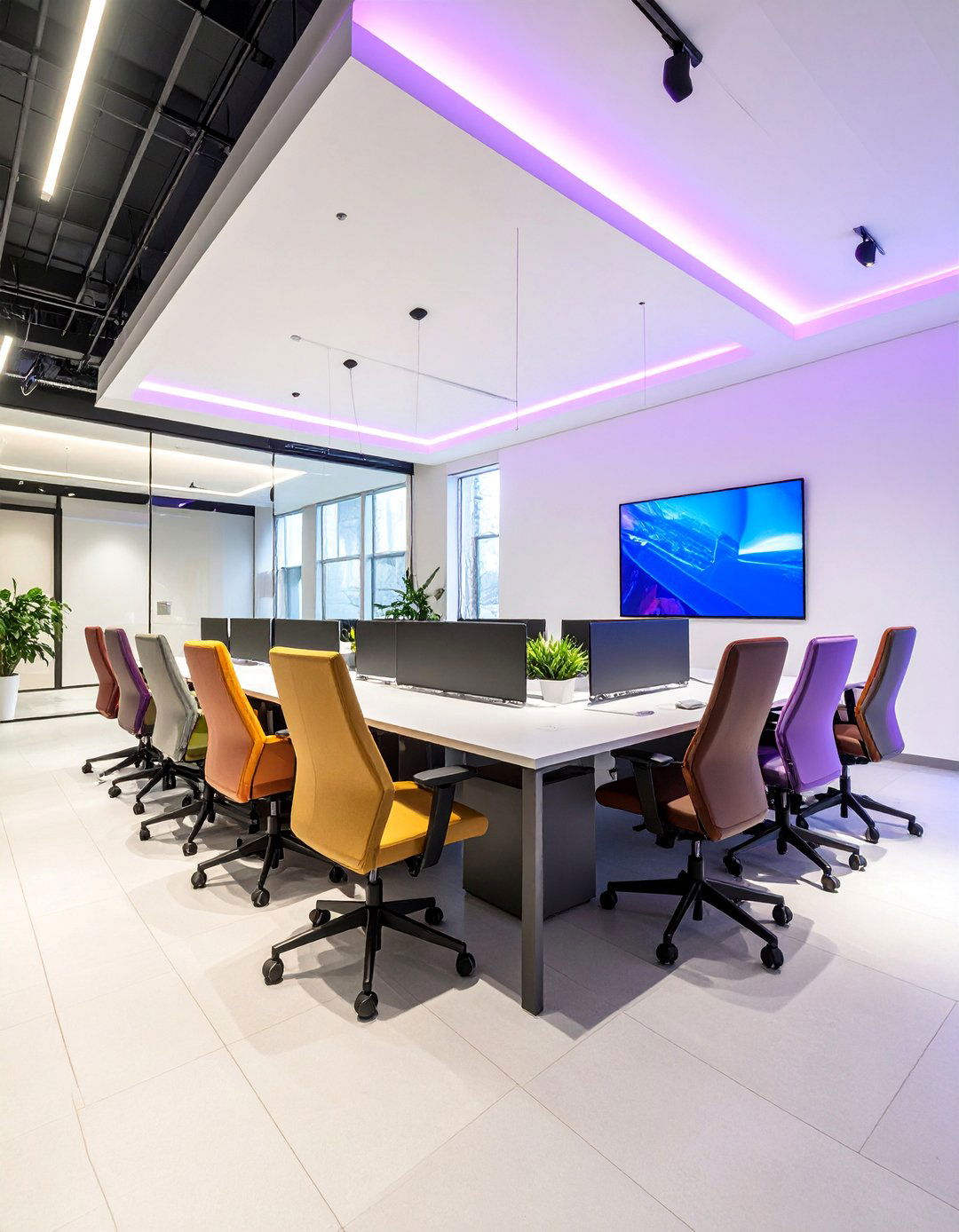 Gaming Style Conference Room for Creative Technology Industries - 25 Conference Room Design Ideas and Inspiration
