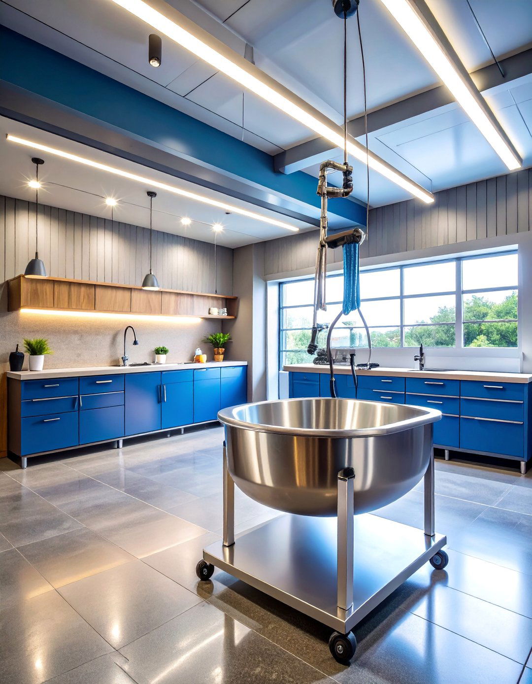 Garage Professional Grooming Center - 25 Dog Wash Station Ideas