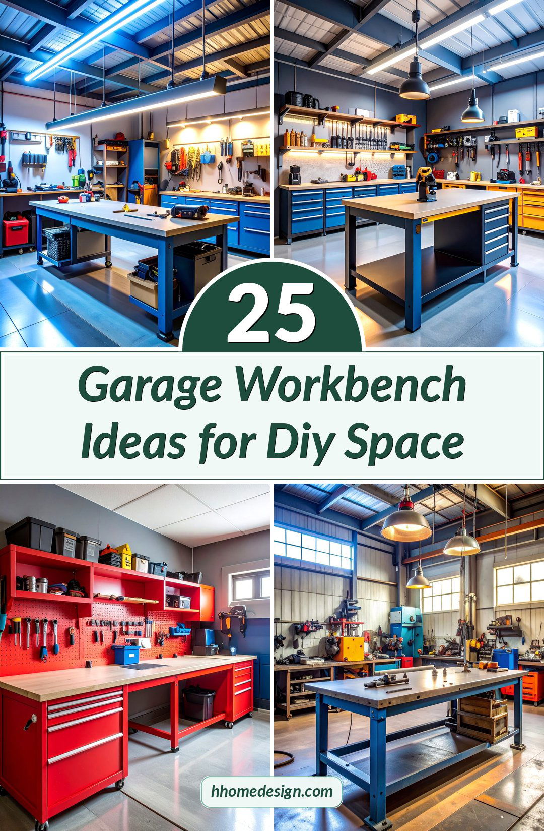 25 Garage Workbench Ideas for Diy Space