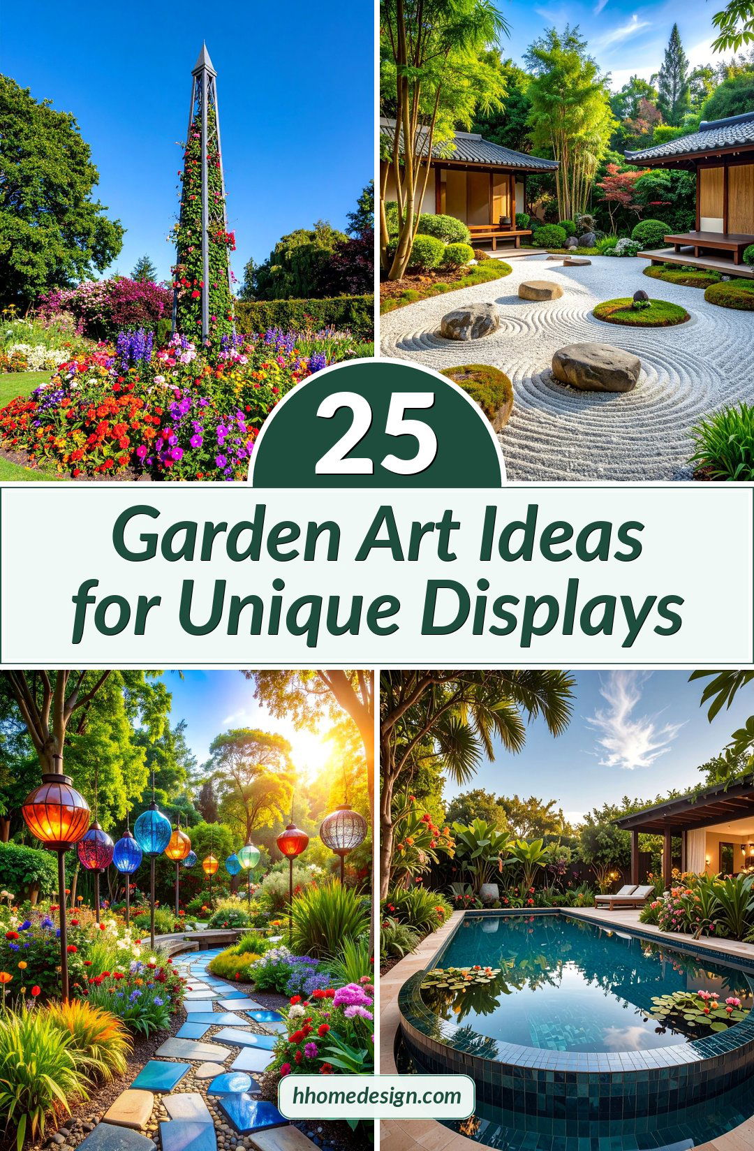 25 Garden Art Ideas for Unique Displays