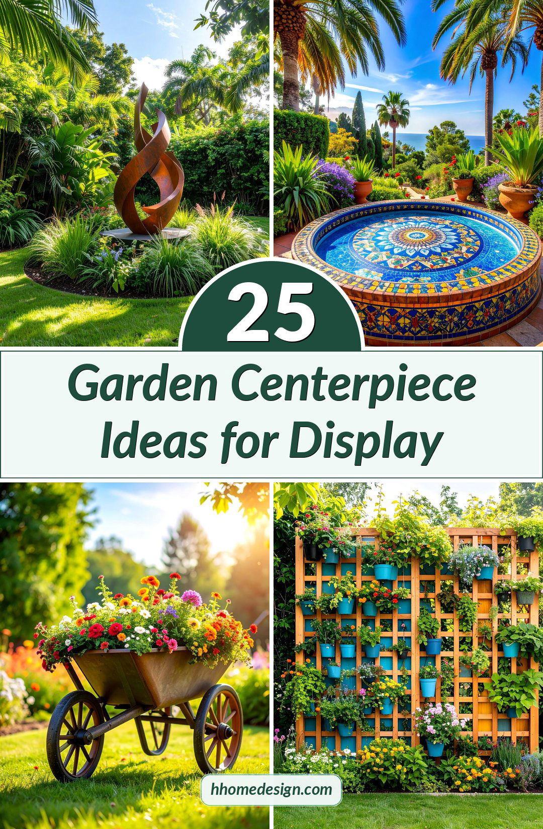 25 Garden Centerpiece Ideas for Display