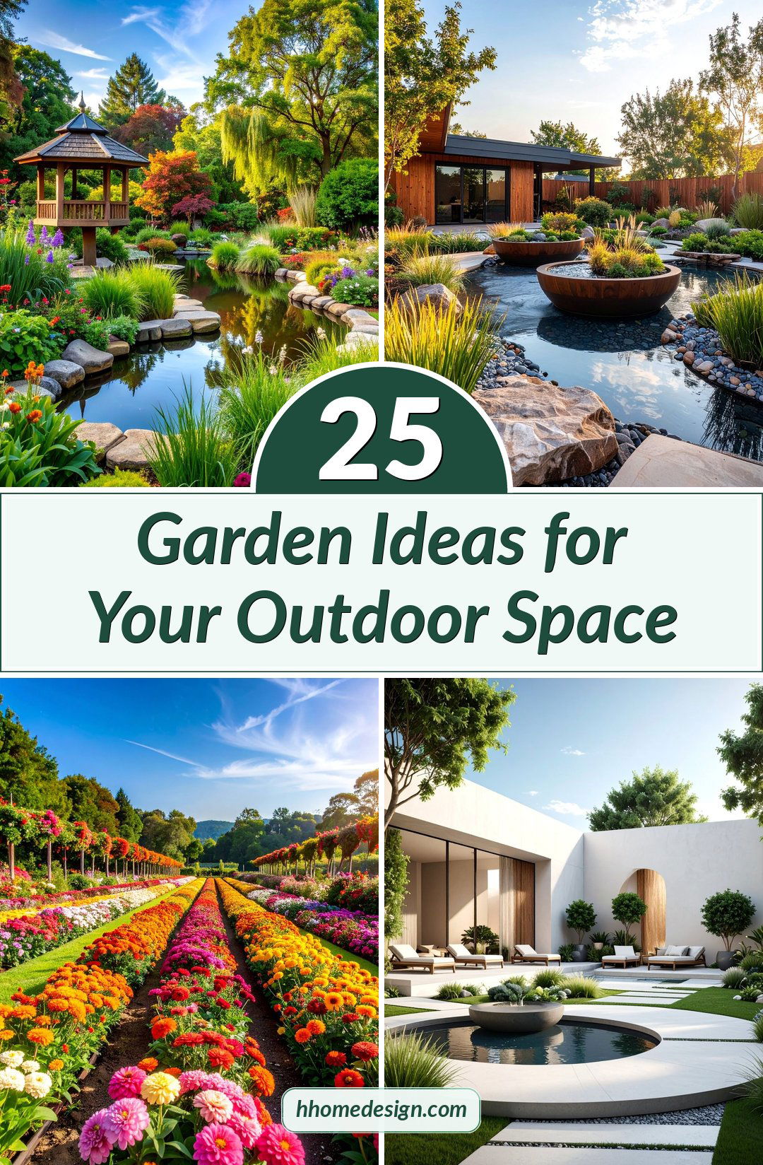 25 Garden Ideas for Your Outdoor Space
