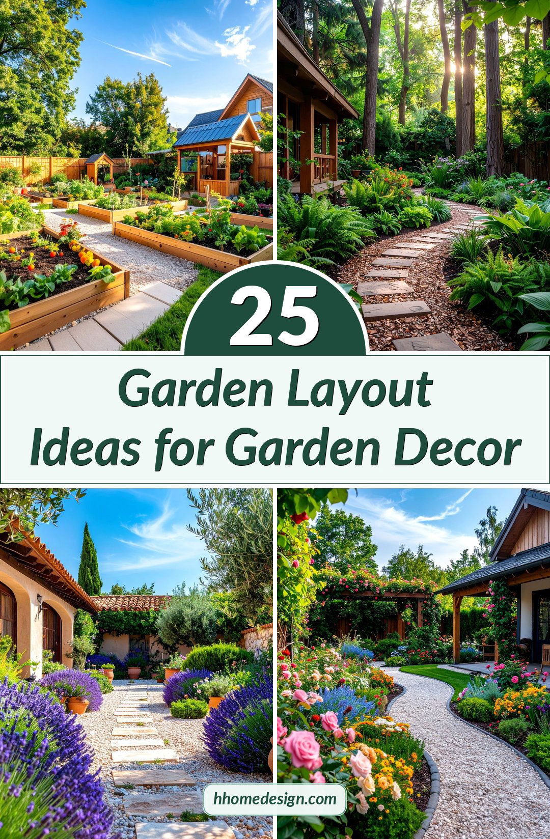 25 Garden Layout Ideas for Garden Decor