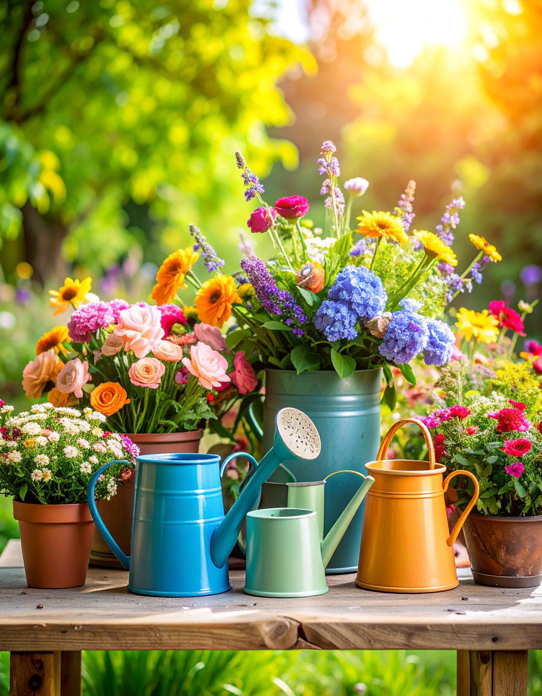 Garden Party Floral Centerpiece - 25 Graduation Centerpiece Ideas
