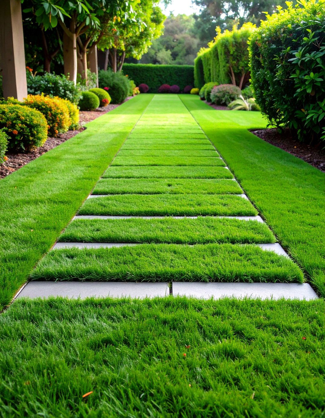 Garden Pathway Enhancement - 25 Backyard Turf Ideas