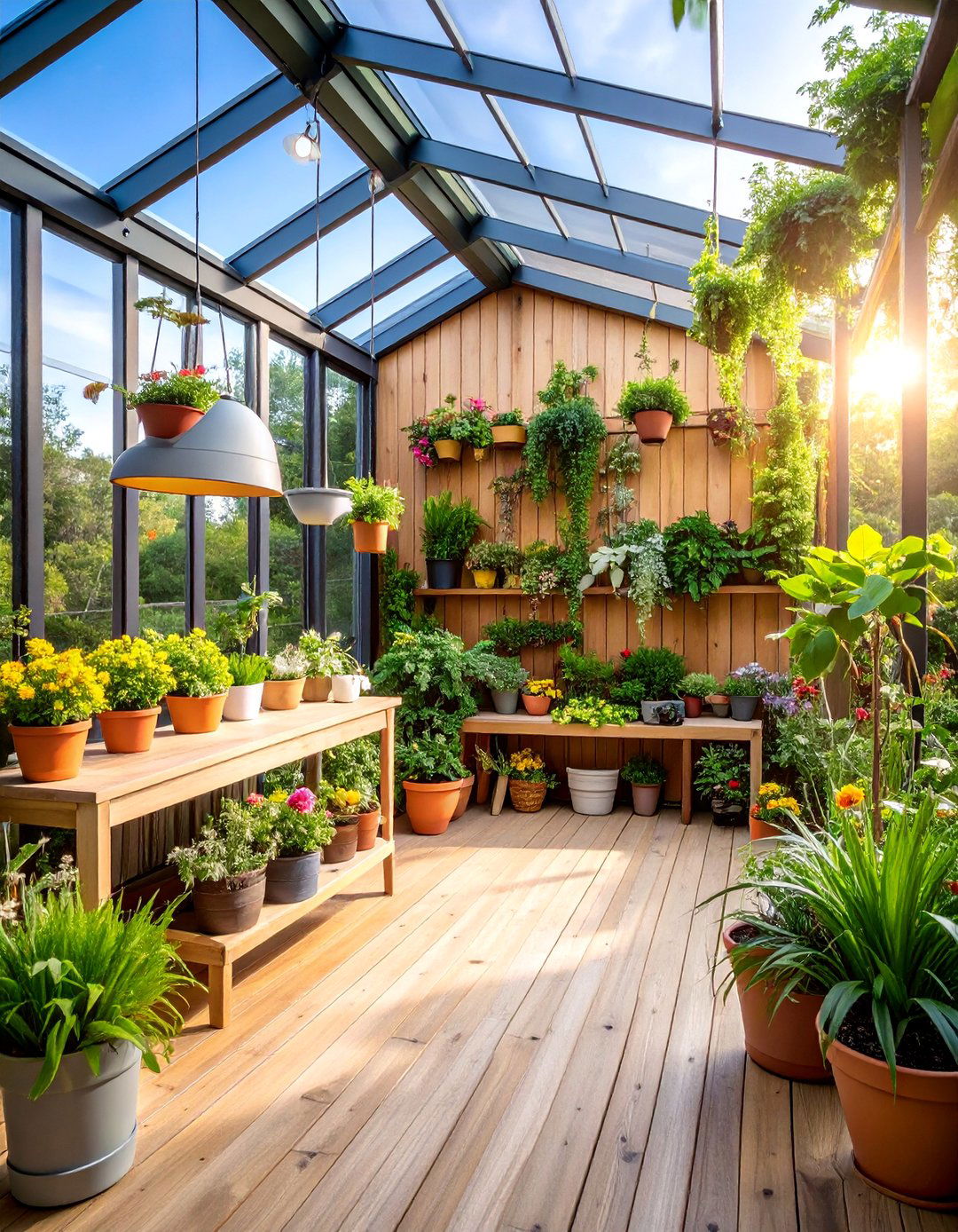 Garden Room Screened Porch with Living Walls - 25 Screened-in Porch Ideas