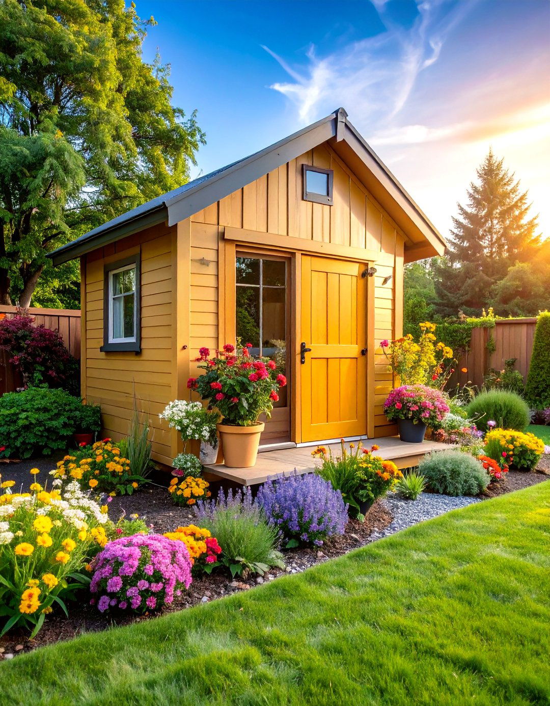 Garden Shed Privacy Anchor - 25 Backyard Privacy Ideas