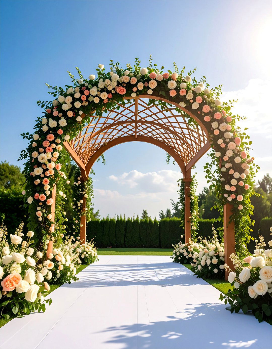 Garden Trellis Wedding Arch - 25 Wedding Arch Ideas