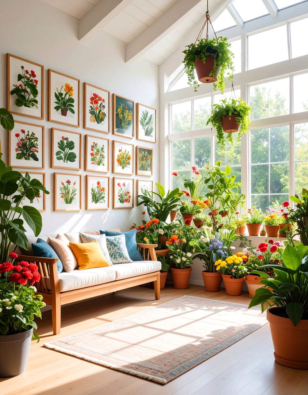 Garden and Nature Gallery Wall - 25 Gallery Wall Ideas