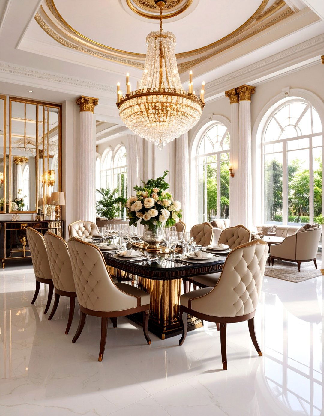 Gatsby Inspired Art Deco Dining Room - 25 Art Deco Dining Room Ideas