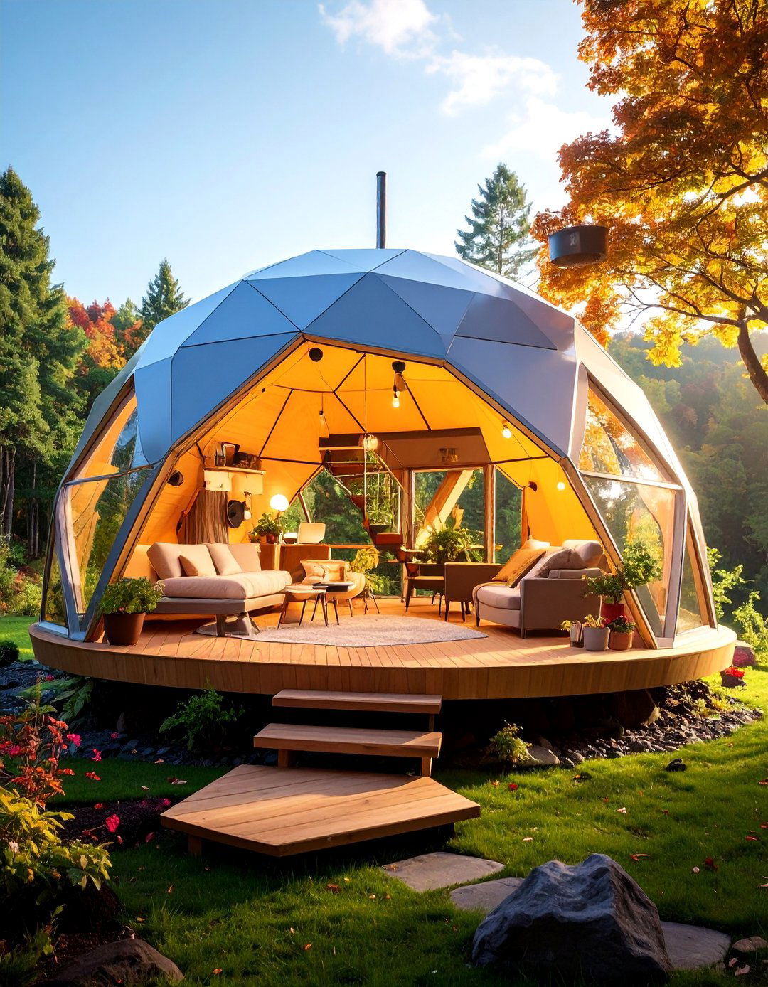 Geodesic Dome Tiny House - 25 Tiny House Design Ideas