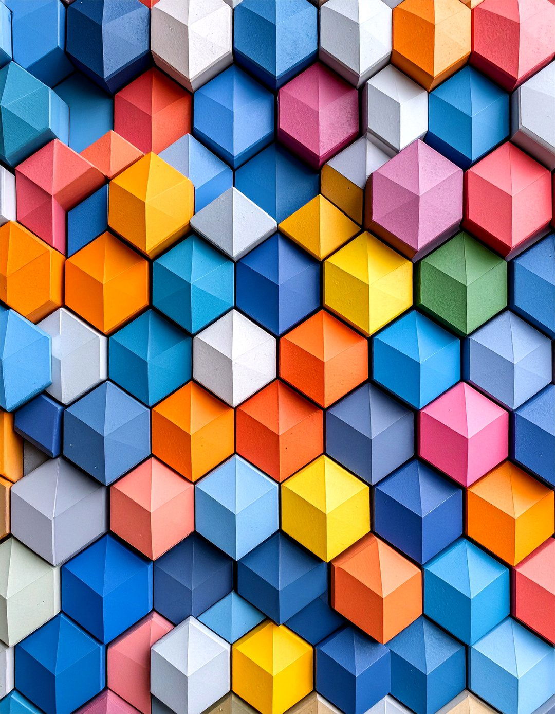 Geometric Pattern Concrete Block Fence with Modern Angles - 25 Concrete Block Fence Ideas