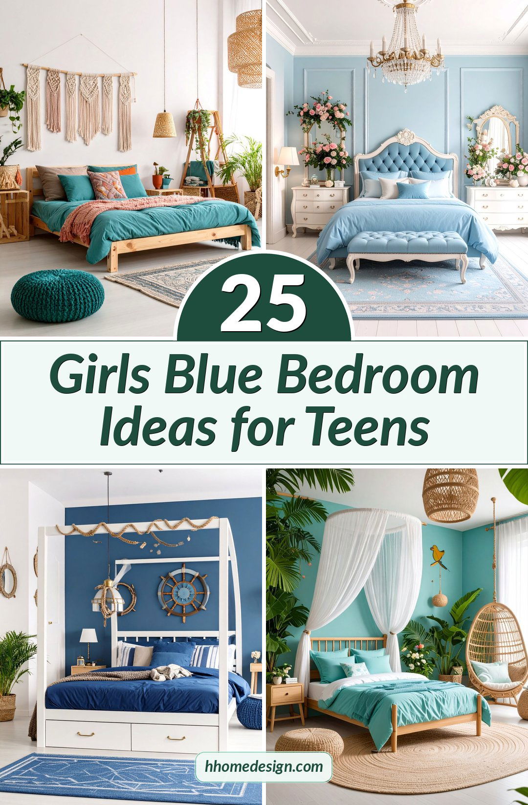 25 Girls Blue Bedroom Ideas for Teens