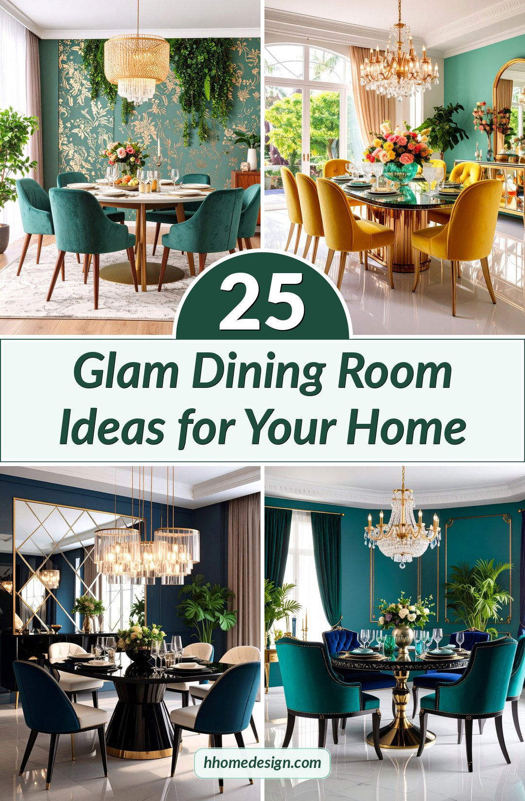 25 Glam Dining Room Ideas for Your Home