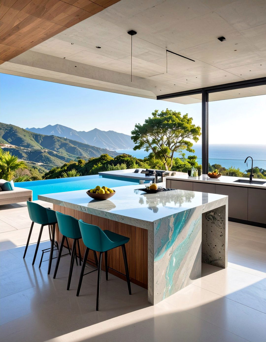 Glass Fiber Reinforced Concrete - 25 Outdoor Countertop Ideas