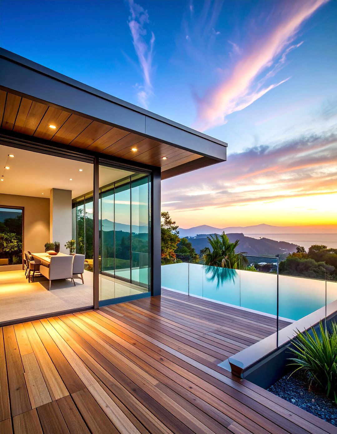Glass Panel Insert Fascia System - 25 Deck Fascia Ideas