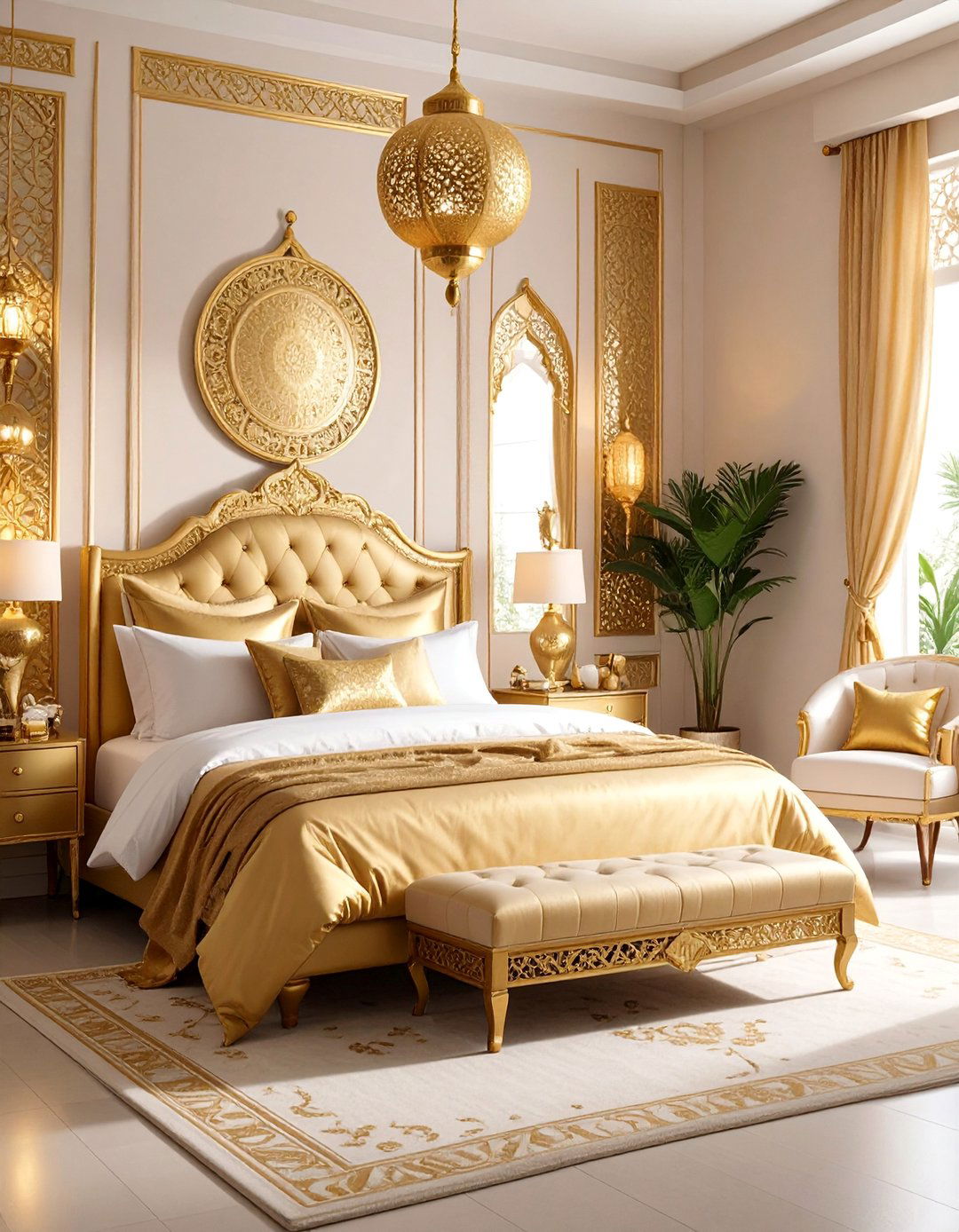 Global Inspired Gold Bedroom Journey - 25 Gold Bedroom Ideas