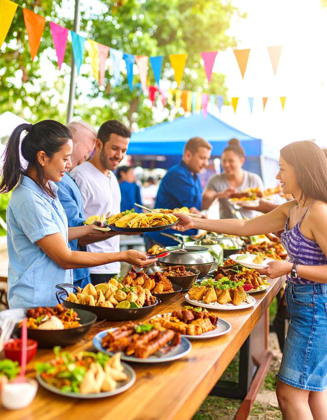 Global Street Food Festival Buffet - 25 Wedding Buffet Ideas