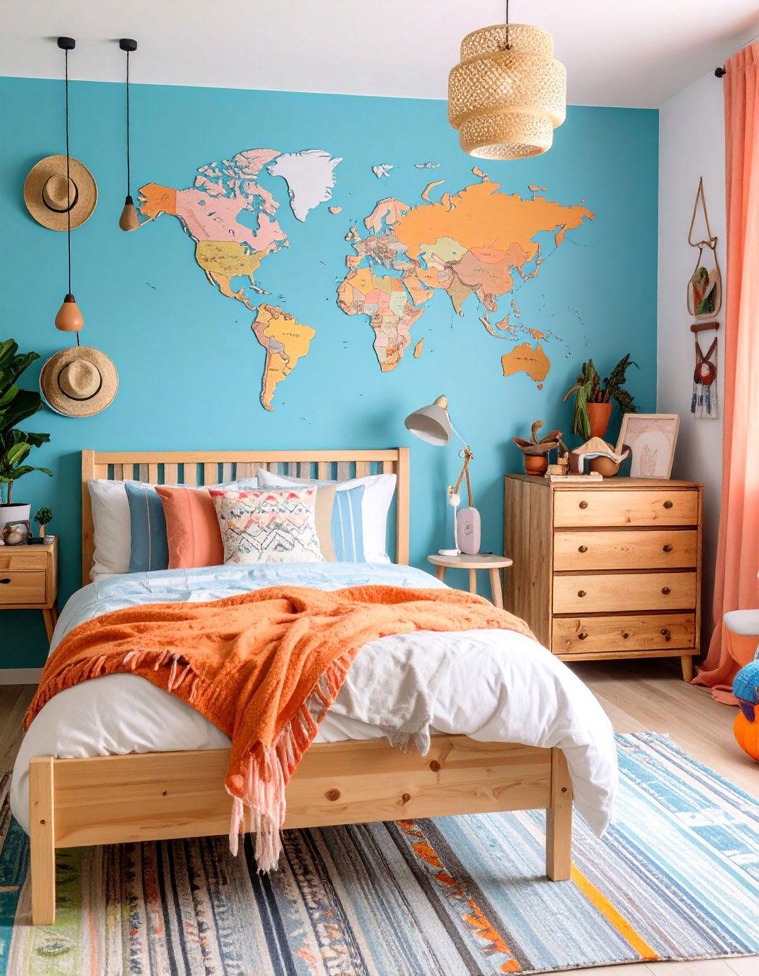 Global Traveler Tween Bedroom - 25 Tween Bedroom Ideas