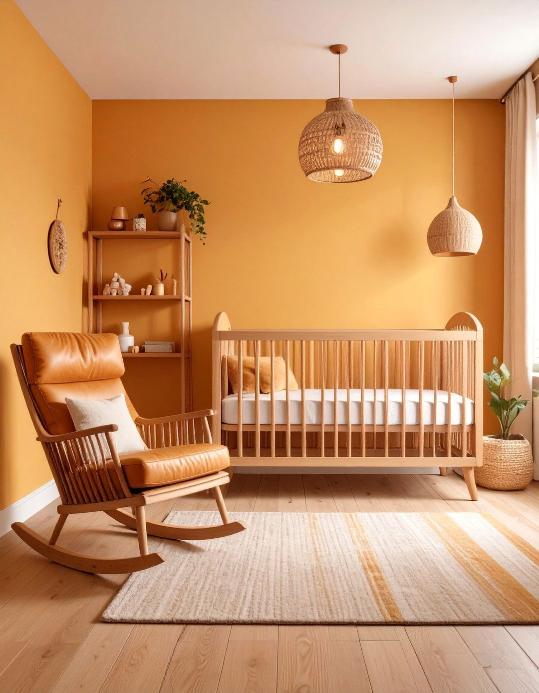 Golden Hour Warm Nursery - 25 Yellow Nursery Ideas