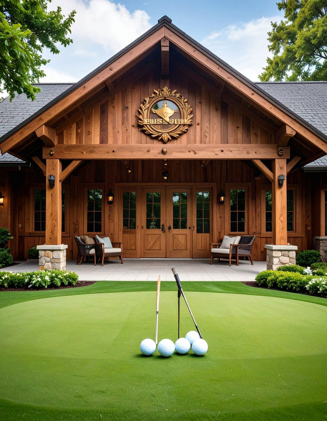 Golf Course Club House Personalized Sign - 25 Man Cave Sign Ideas