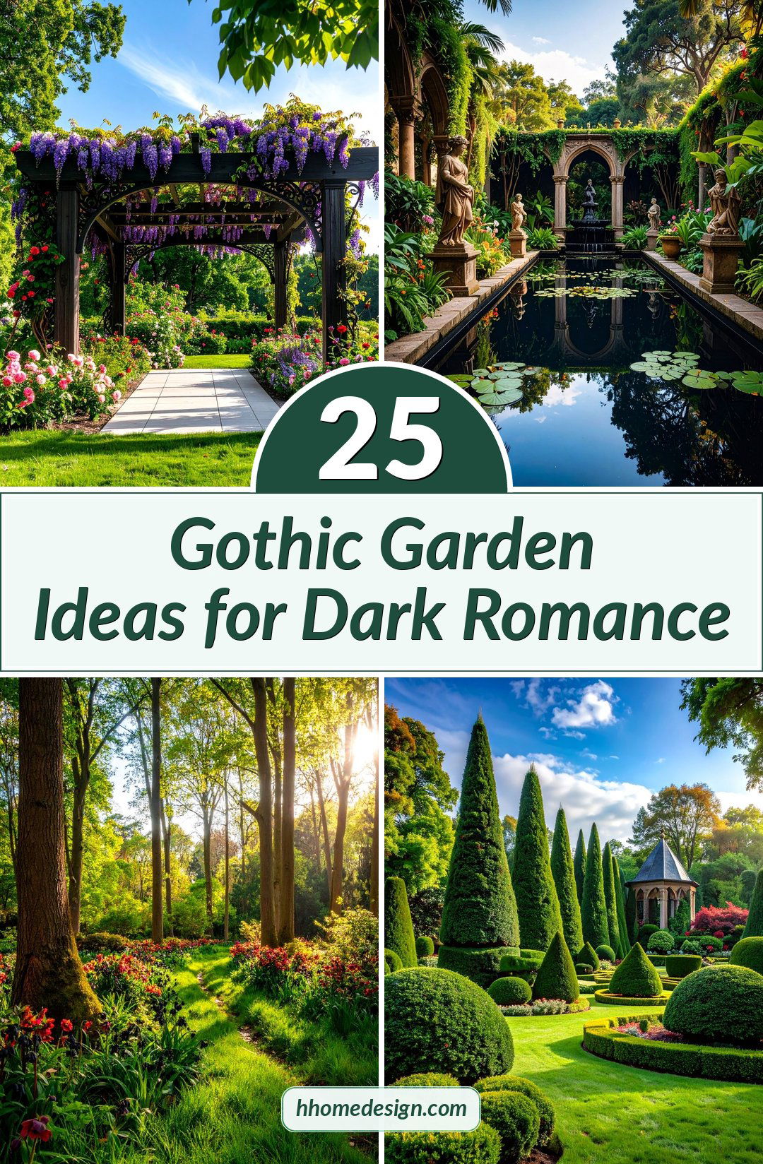25 Gothic Garden Ideas for Dark Romance