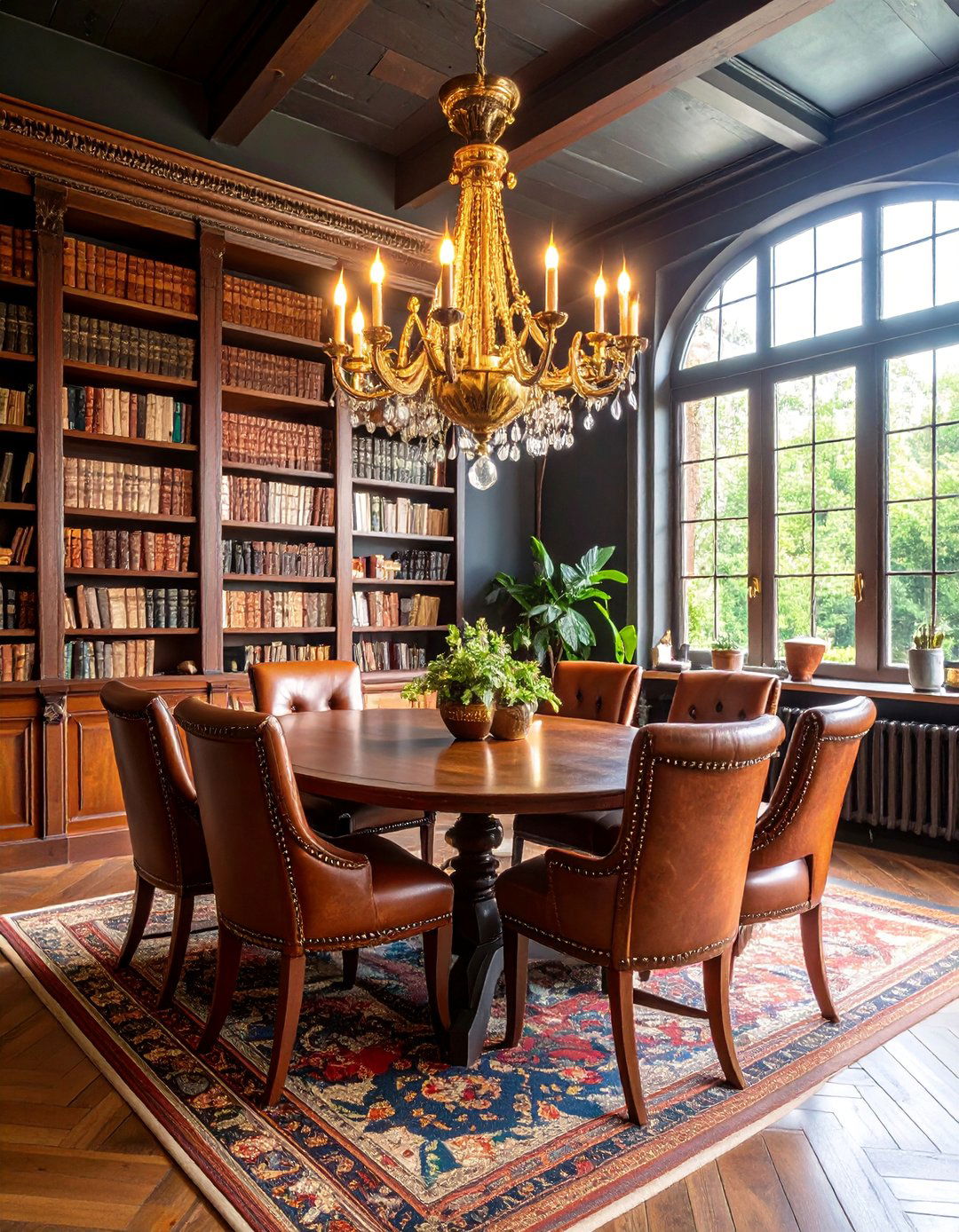 Gothic Inspired Academia Design - 25 Moody Dining Room Ideas