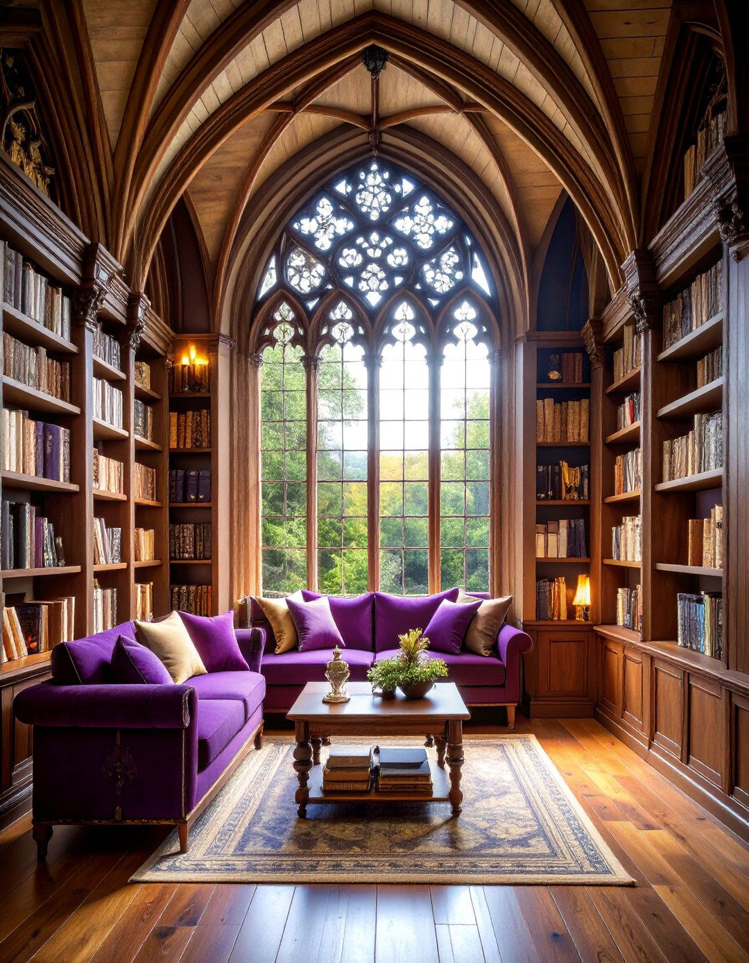 Gothic Revival Window Alcove - 25 Window Seat Ideas