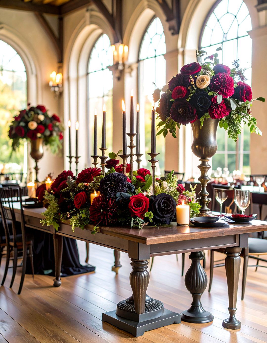 Gothic Romance Dark Floral Drama - 25 Wedding Decoration Ideas