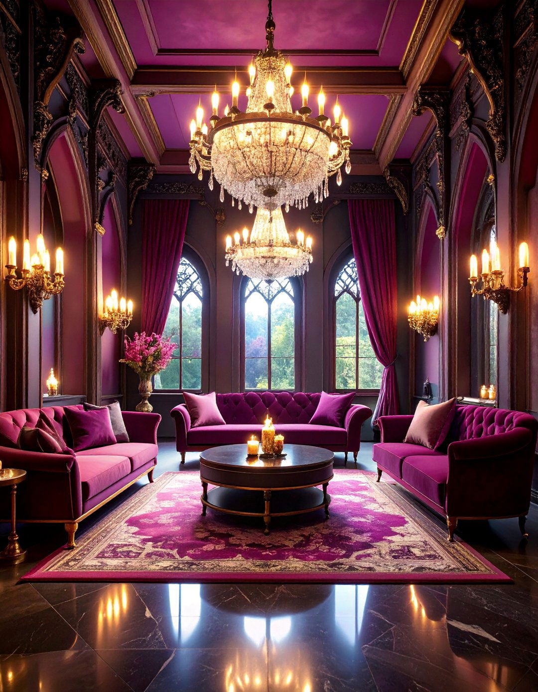 Gothic Romance Esthetician Room with Dark Elegance - 25 Esthetician Room Ideas