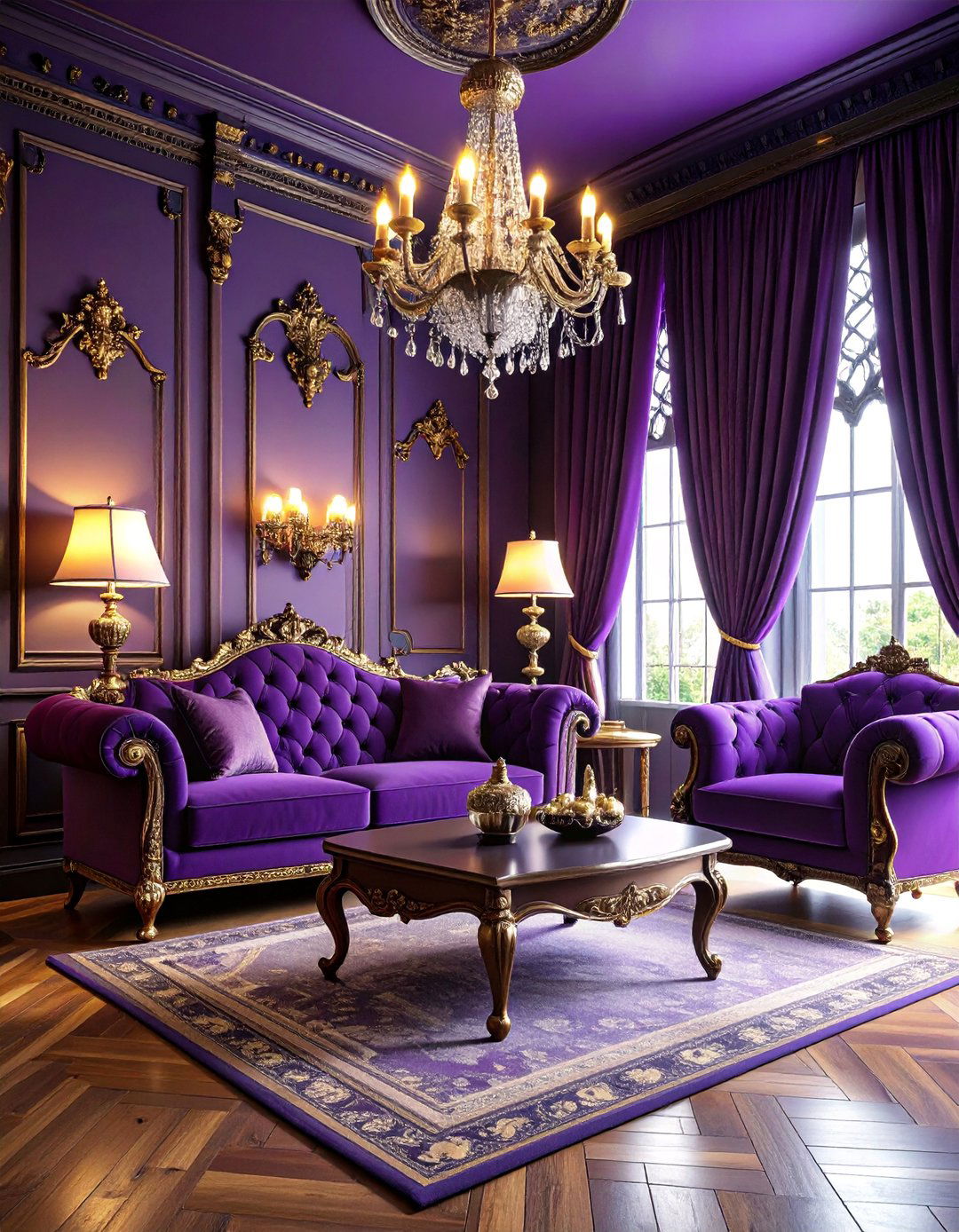 Gothic Romance Living Room - 25 Moody Living Room Ideas