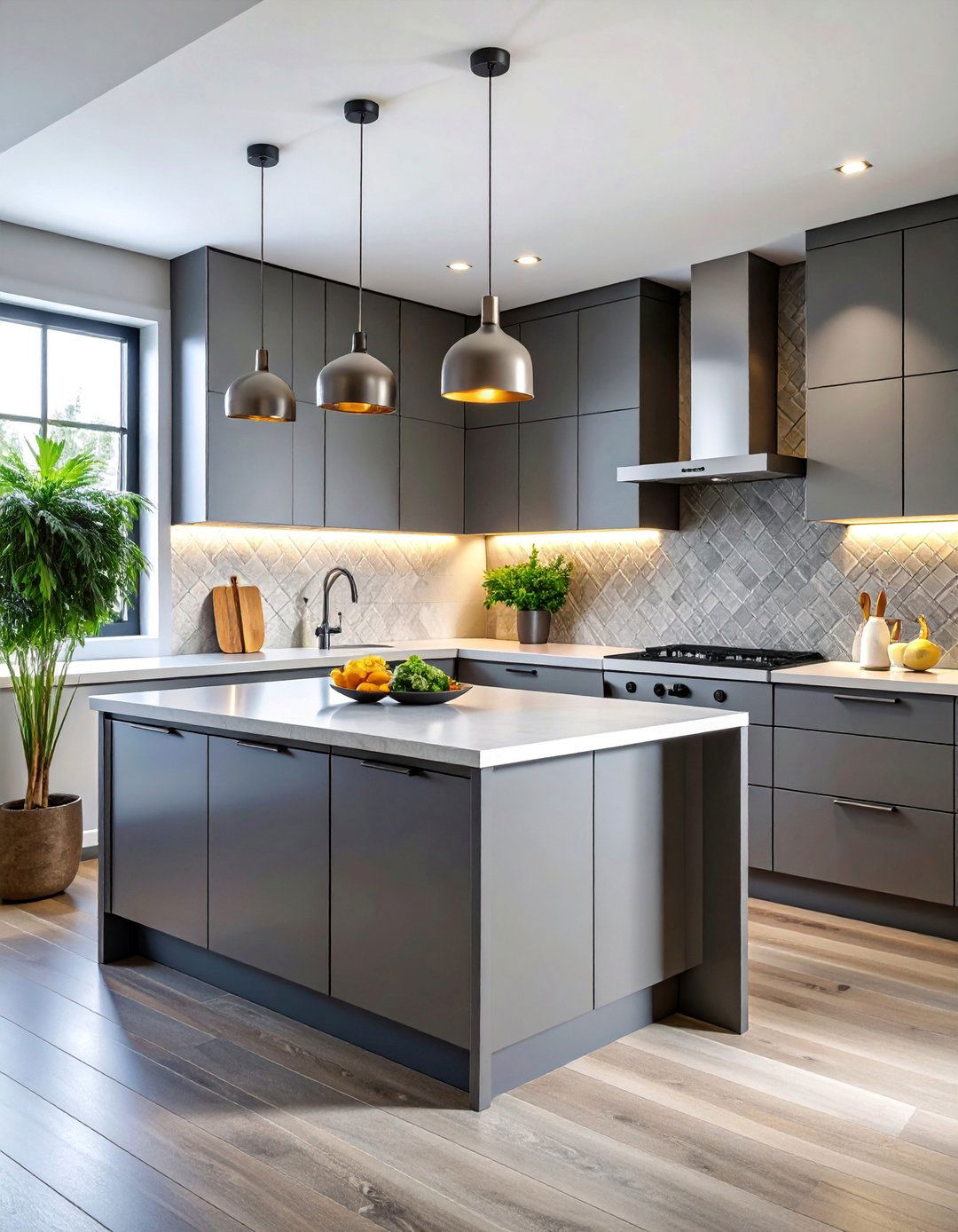 Gradient Color Transitions - 25 Kitchen Splashback Ideas
