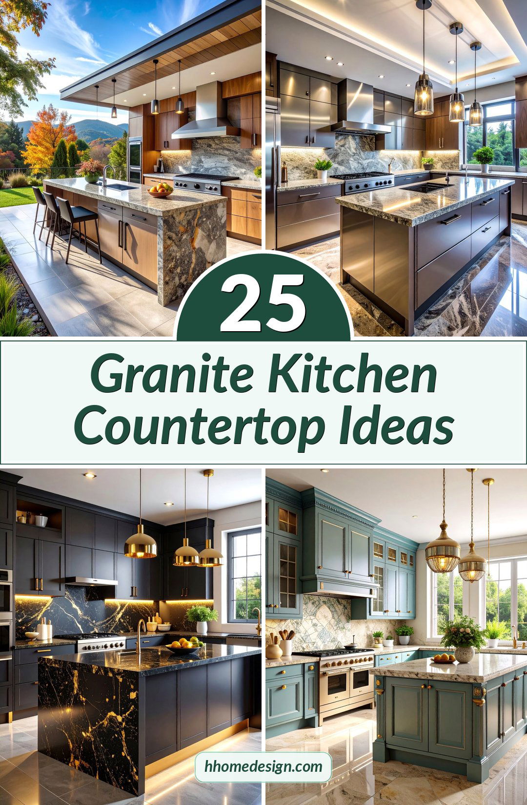 25 Granite Kitchen Countertop Ideas